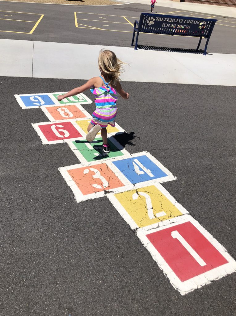 Sierra Elementary hopscotch