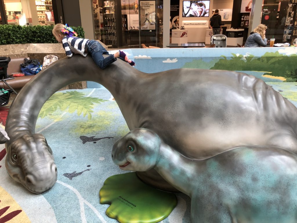Cherry Creek Mall Denver Playground alamosaurus