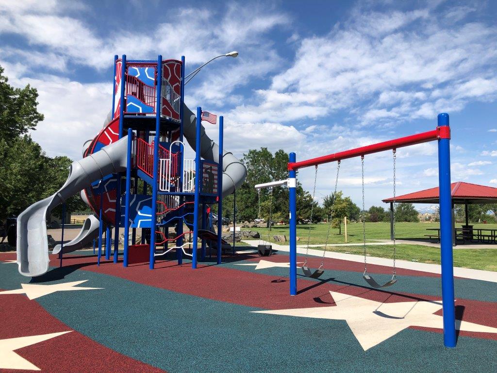 Best themed playgrounds in Colorado Brighton Veterans park