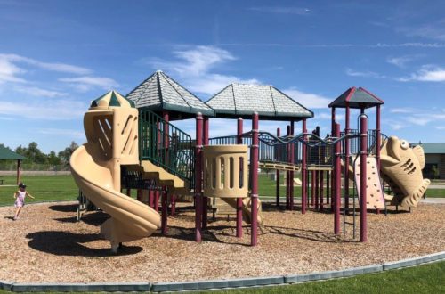 Side view Fort Lupton Community Center Playground