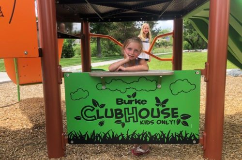 Burke Clubhouse at Blue Heron playground in LIttleton