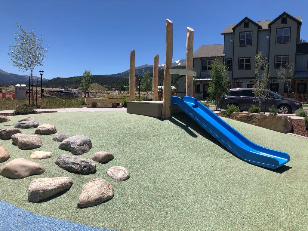 Best playground in Breckenridge toddler slide