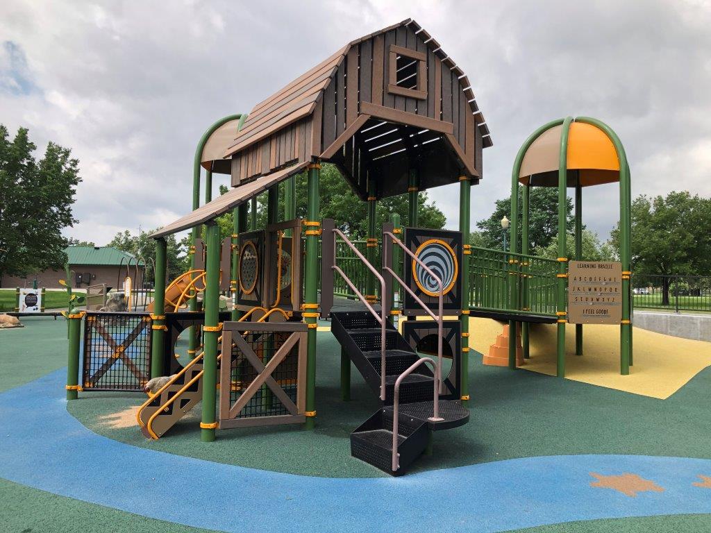 Avens Village toddler inclusive play structures Greeley CO