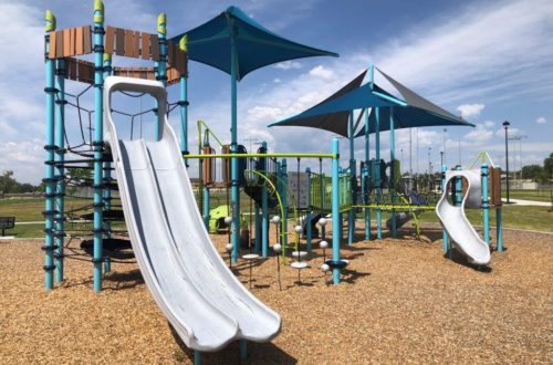 best playground in Thornton Riverwalk Park