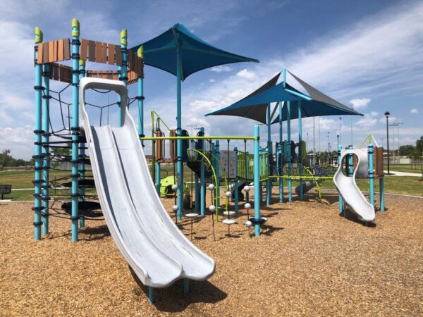 Riverwalk Playground in Thornton CO | Slides and Sunshine