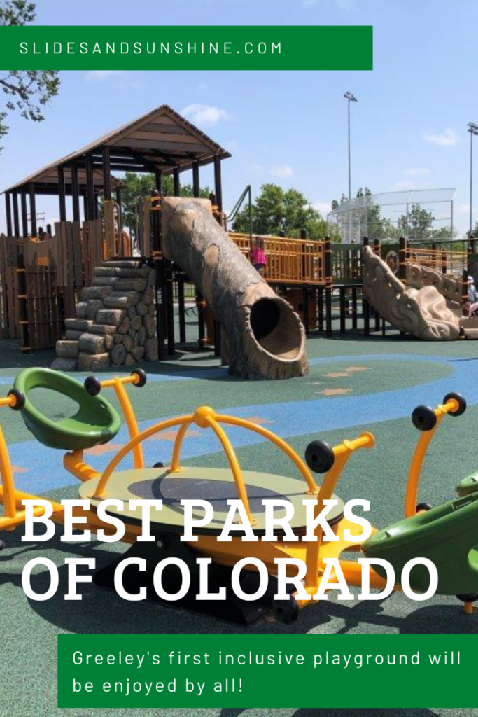 Image made for Pinterest of Greeley's Inclusive Playground Aven's Village