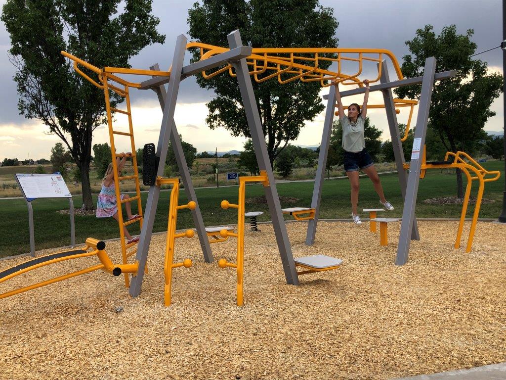 Fitness feature at Broomfield County Commons Park