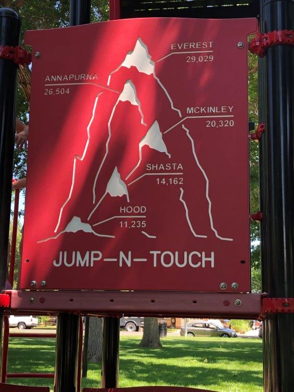 Jump-n-touch showing mountain heights