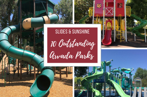Best Playgrounds in Arvada Colorado collage