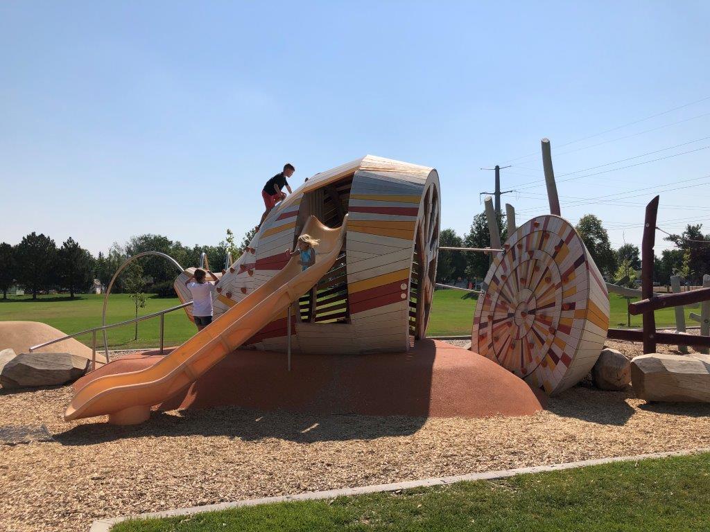 Sugar Beet park in Fort Collins and play structure