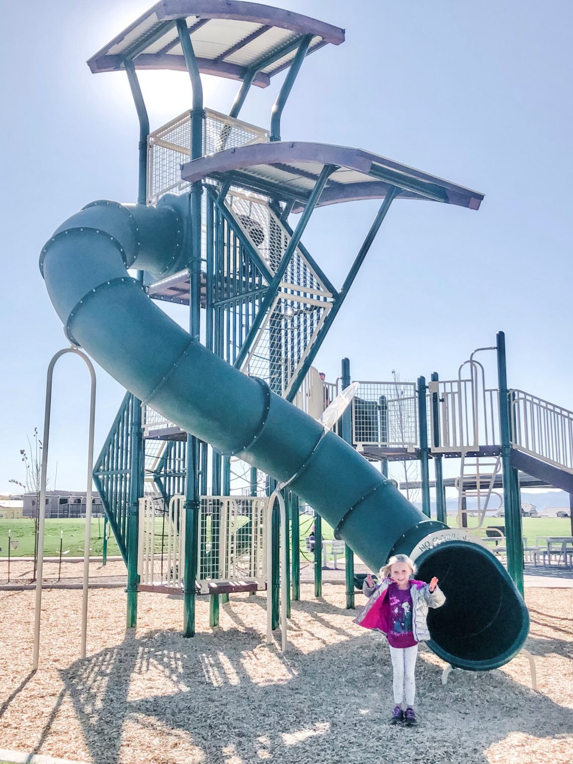 New park playground in Erie Colorado, Clayton Park