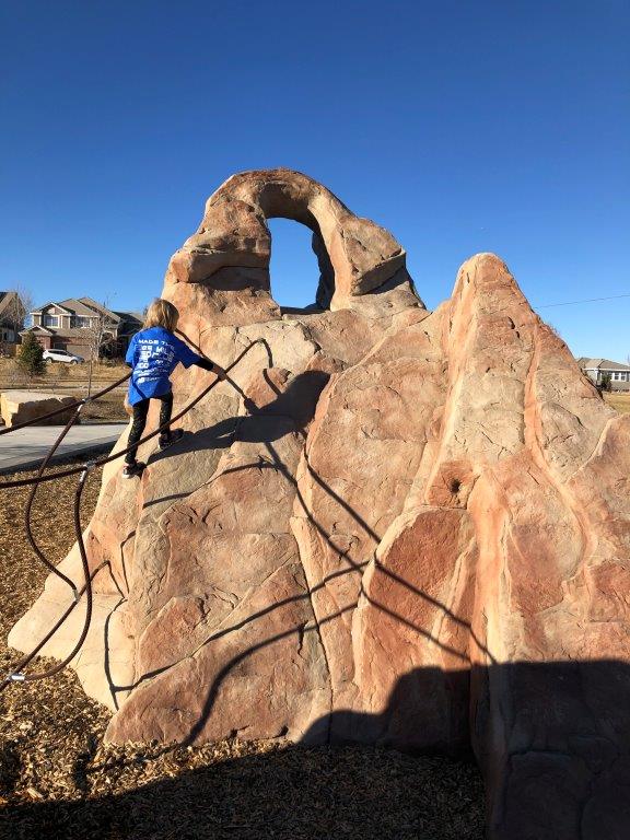 Boulder to climb