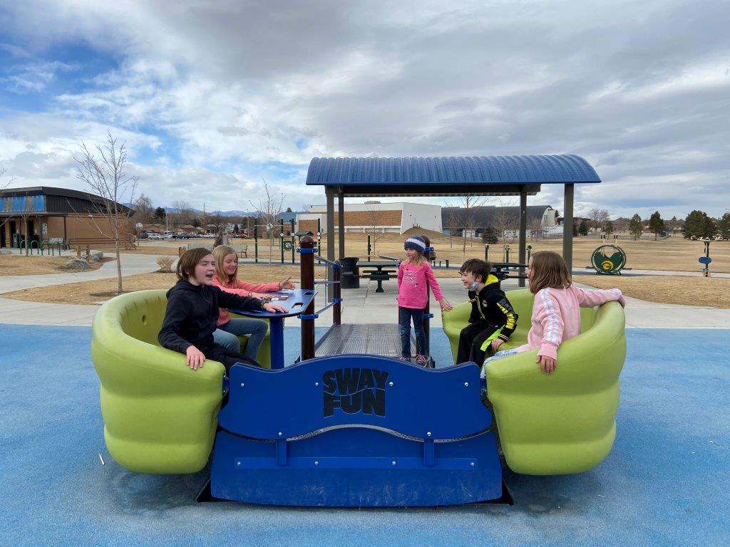 Kids playing at Lakewood Carmody Park Colorado