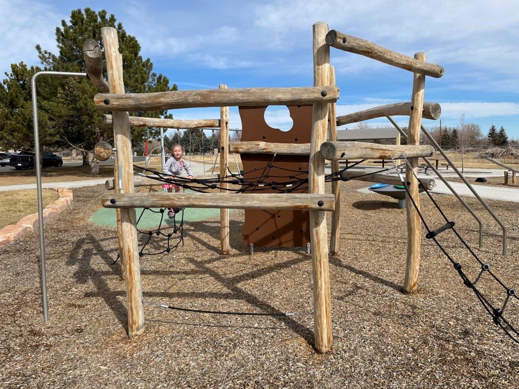 Log structure at playground