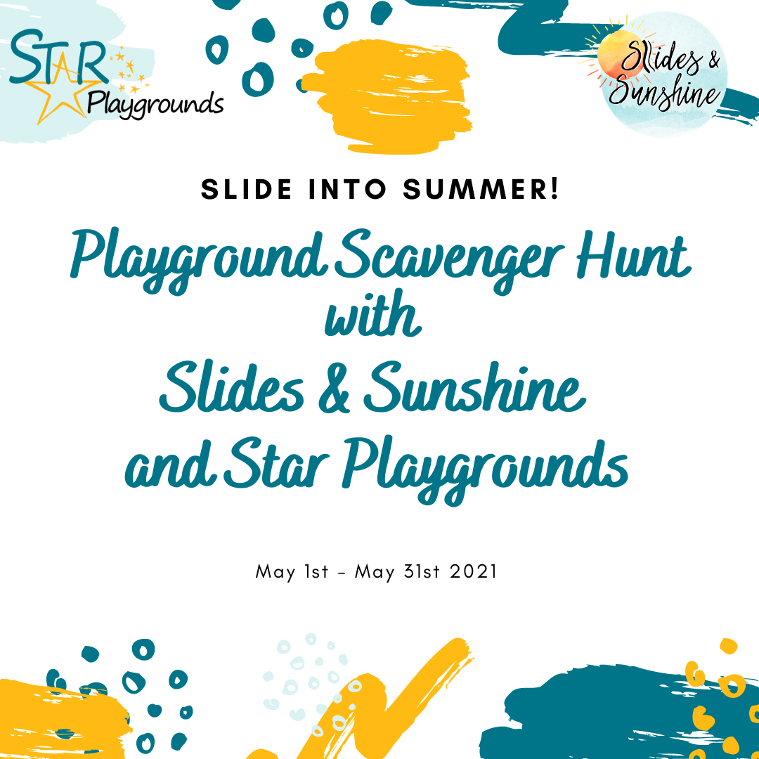 Slide Into Summer Playground Scavenger Hunt Slides And Sunshine