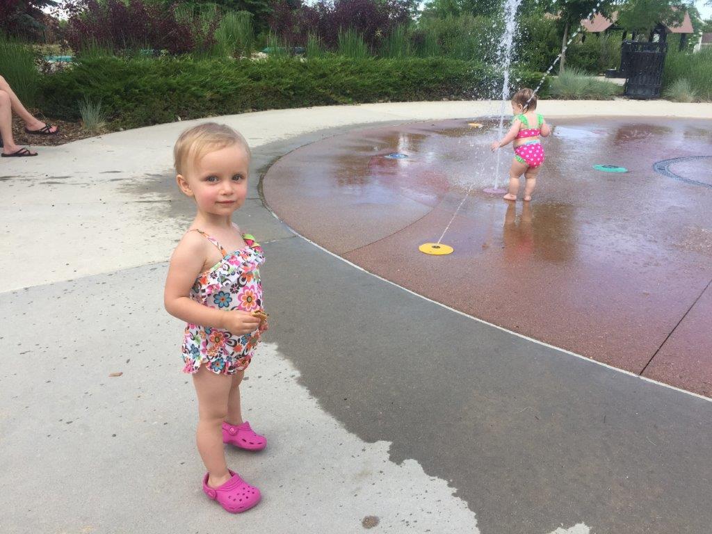 Lehigh Park in Erie CO splash pad
