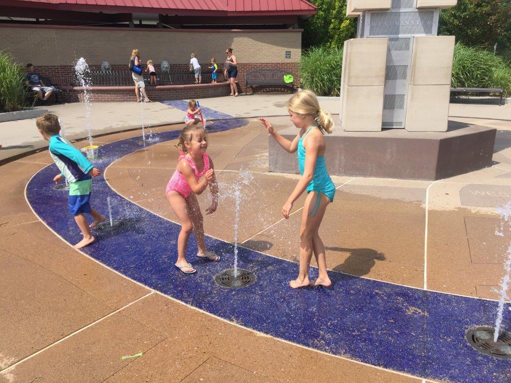 Westminster Center Park (Peter Pan Park) is one of many splash pads in Colorado