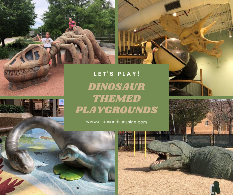 Dinosaur-themed playgrounds in Colorado