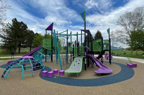 Playground at Fairmount Park in Golden Colorado