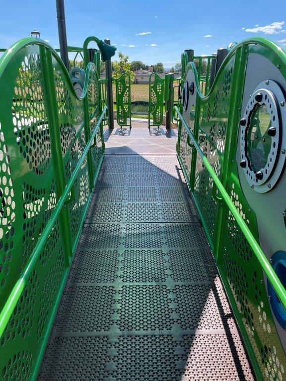 Picture of playground ramp