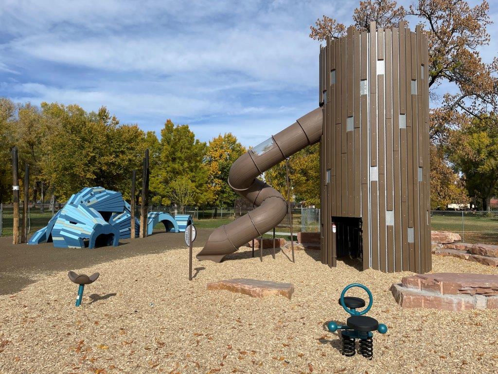 new playgrounds Denver City Park Colorado 