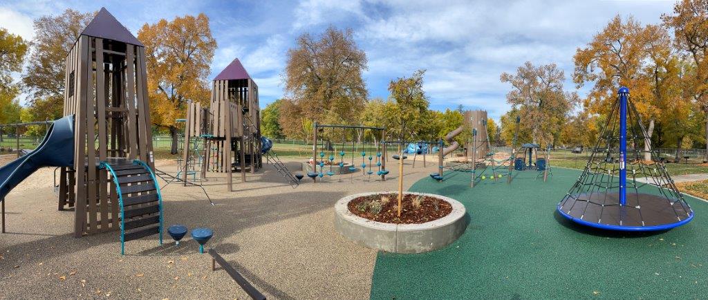 Denver City Park playground panorama