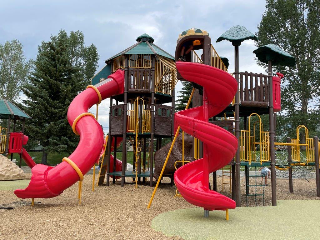 Rainbow Park playground in Silverthorne Colorado