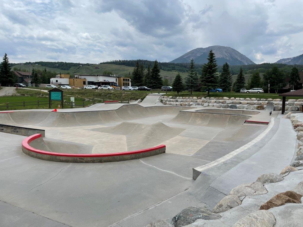 Skate park in Silverthorne, Colorado