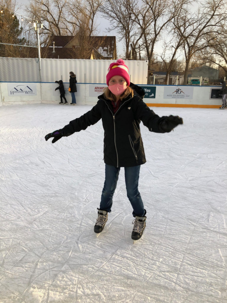 Enjoying Erie Colorado ice skating rinks