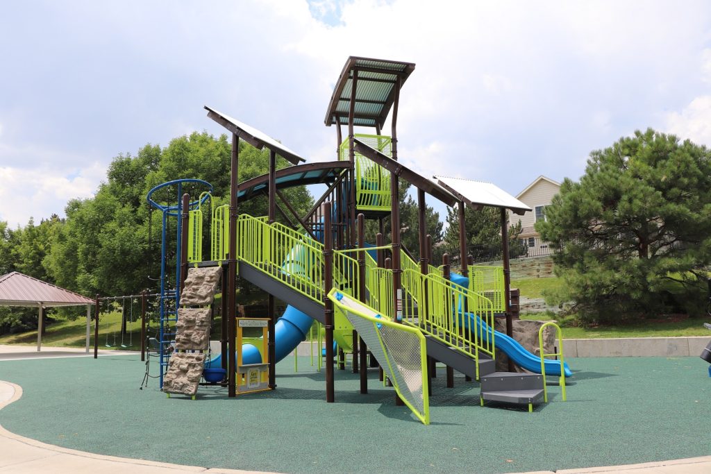 Foxhill Park in Centennial,  new Colorado playgrounds in 2021