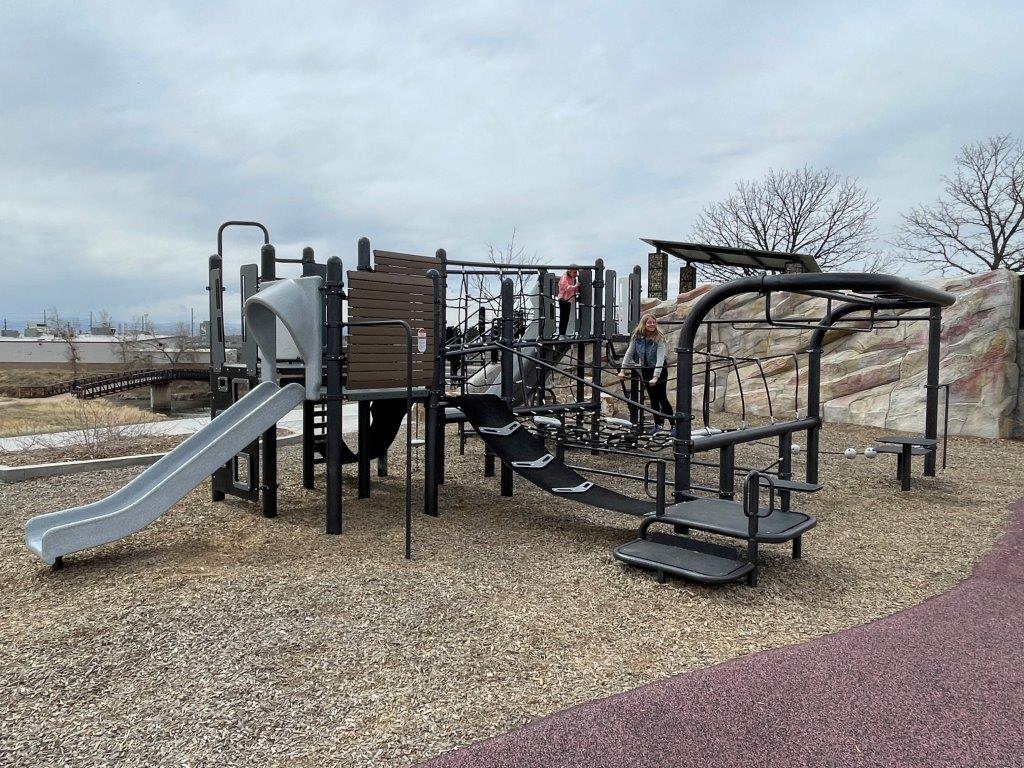 Denver playground at Globeville Landing Park