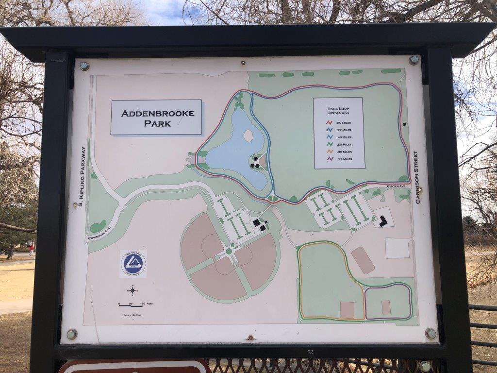 Map of Addenbrooke Park