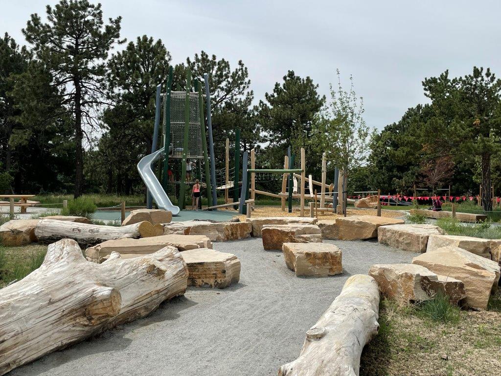 Playground at Inspiration Point Park in Denver Colroado