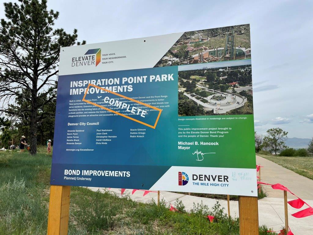 Inspiration Point Park Elevate Denver Bond Improvements