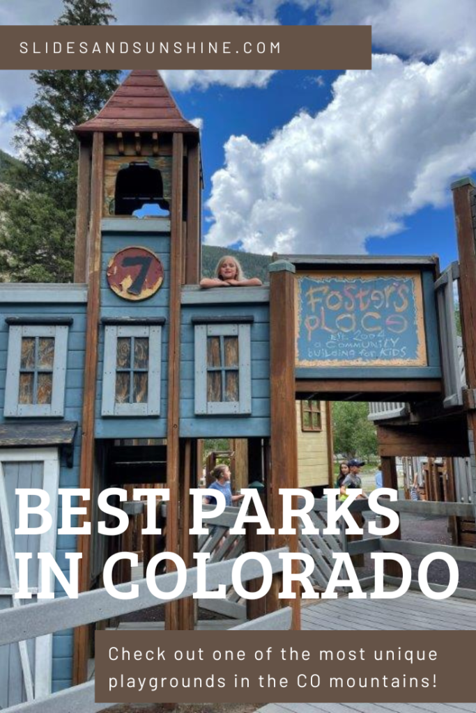 Image made for Pinterest showing the best parks in Colorado - Georgetown park is wonderful!