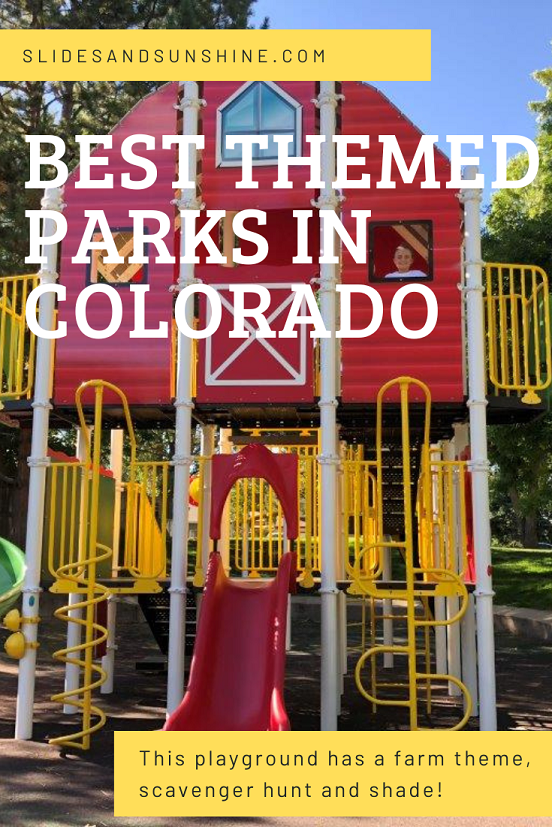 Image made for pinterest showing the best parks in Arvada Colorado