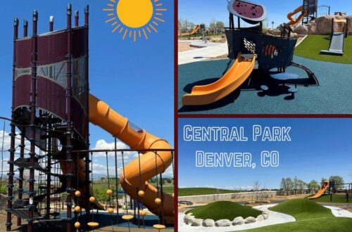 Central Park in Denver Colorado new playground