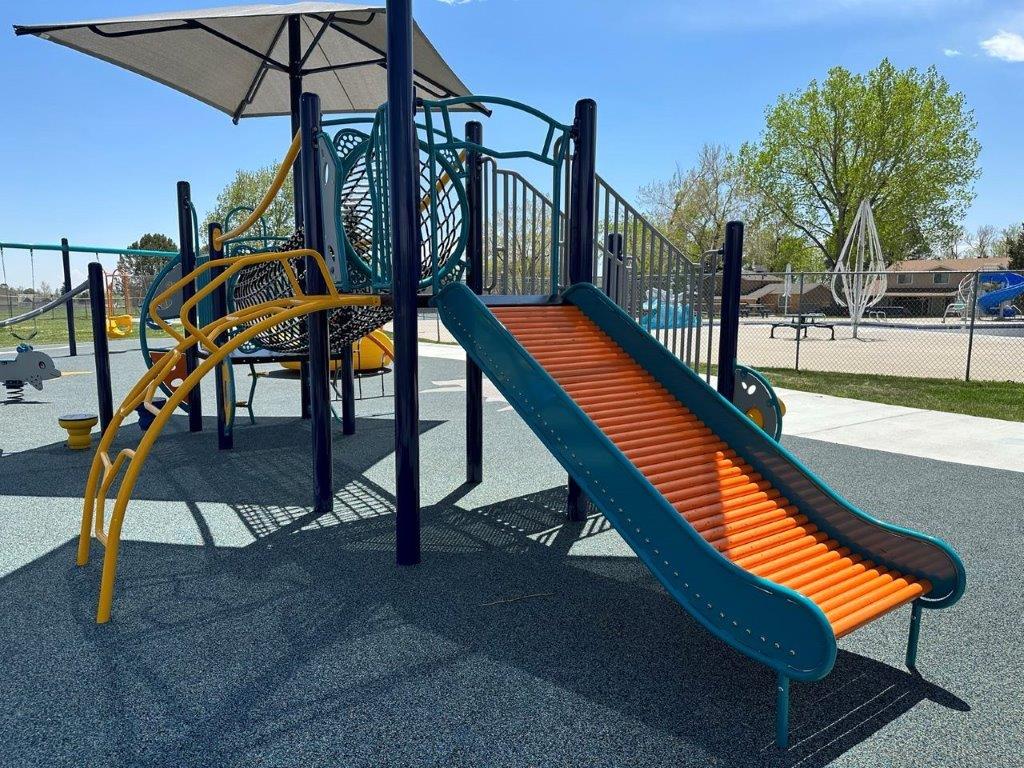 Roller Slide by BCI Burke installed at Lake Arbor Center