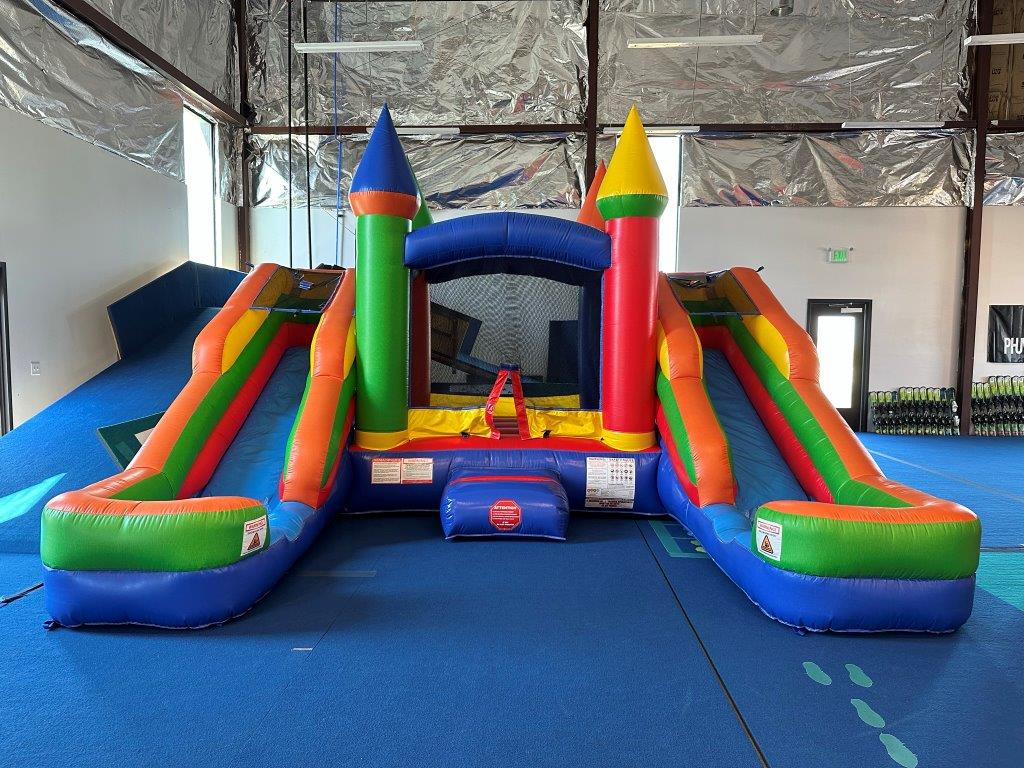Bounce house at Shredder Ski Frederick location for birthday parties in Colorado
