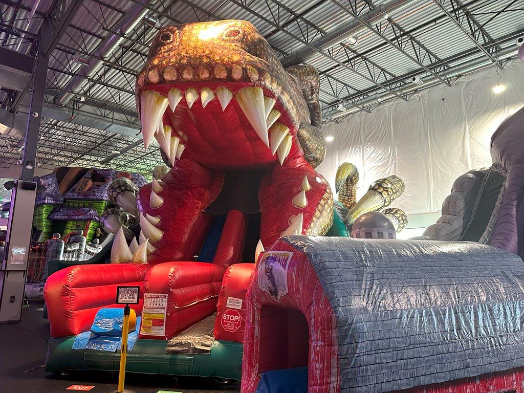 giant slide inflatables at Bounce Empire
