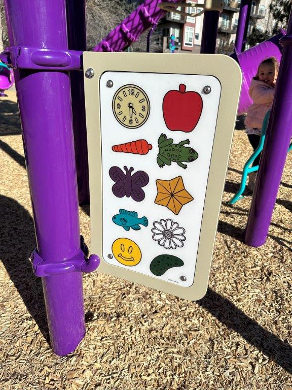 scavenger hunt at a playground in Arvada
