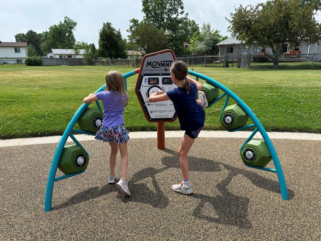 electronic game at Trailside Park in Westminster Colorado