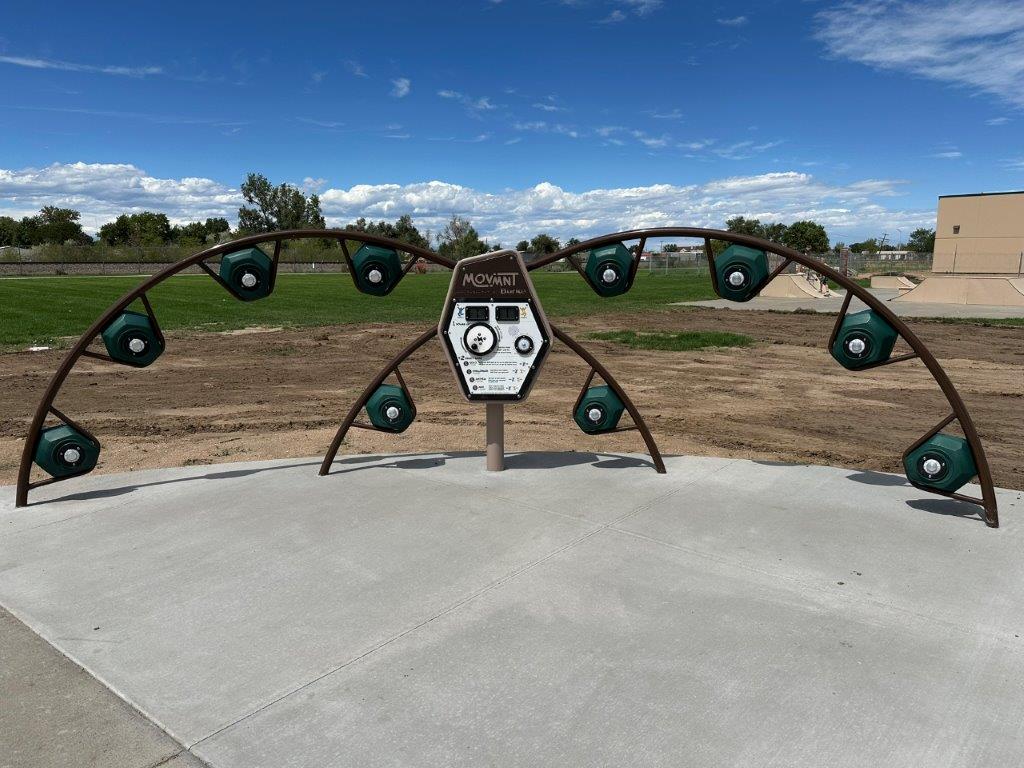 human powered electronic game at fort lupton park