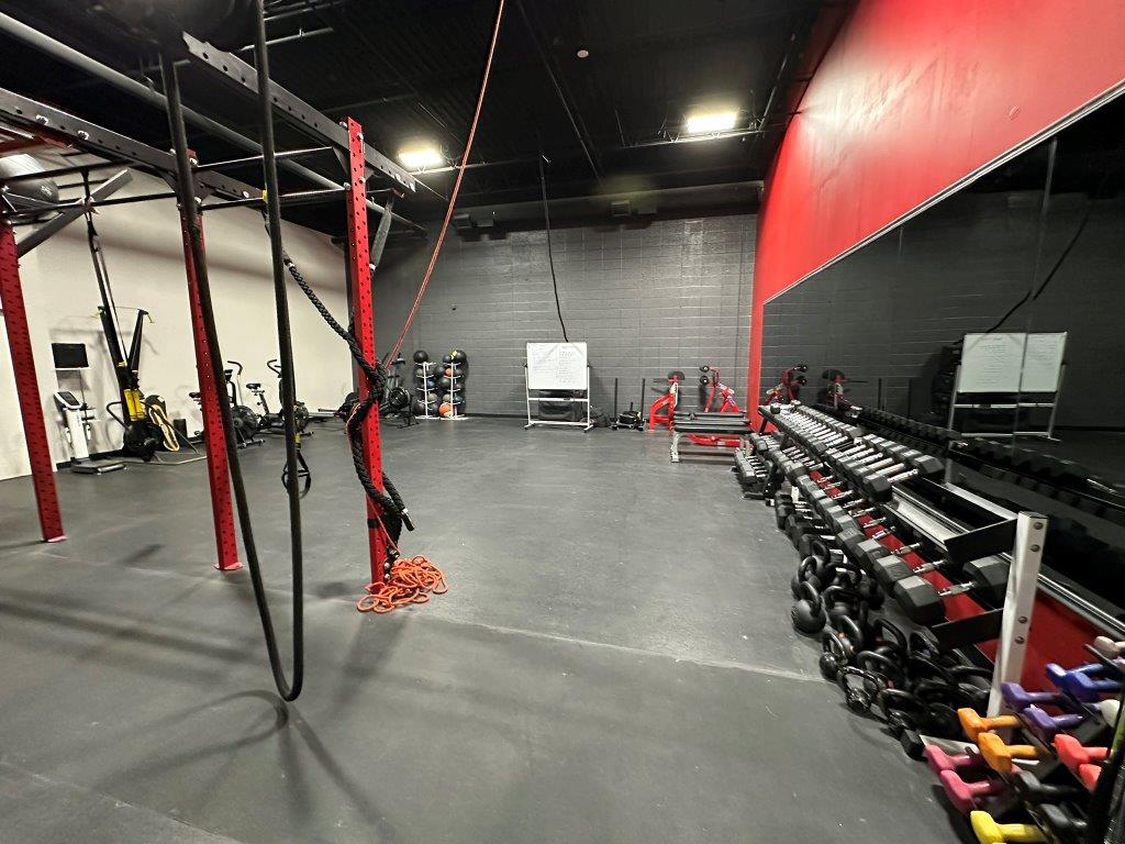 adult fitness area at Warrior Playground in Longmont Colorado