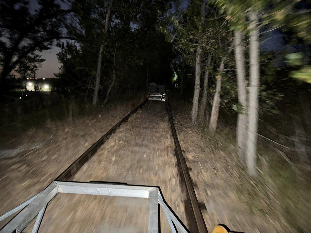 night rides at colorado railbike adventures
