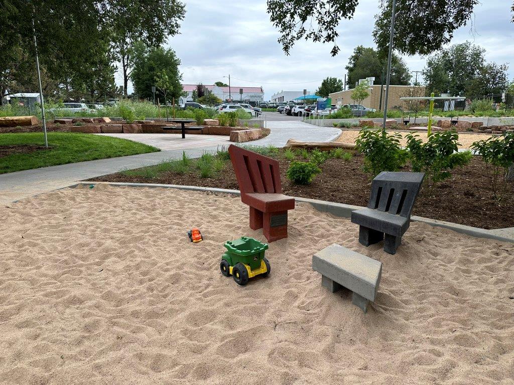 Sand play area