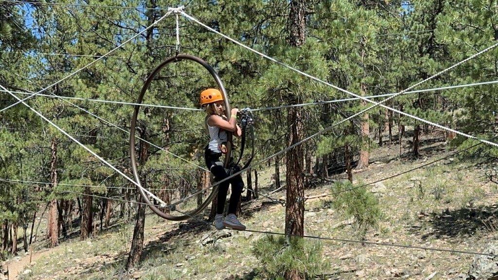 Colorado Treehouse Adventure Park Bailey CO Ropes Course