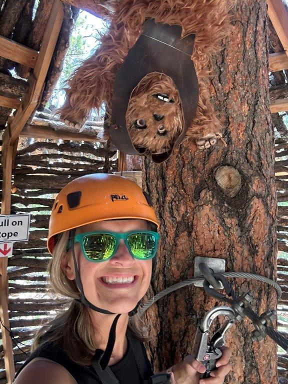 Ewok Village at Colorado Treehouse Adventure Park Bailey CO