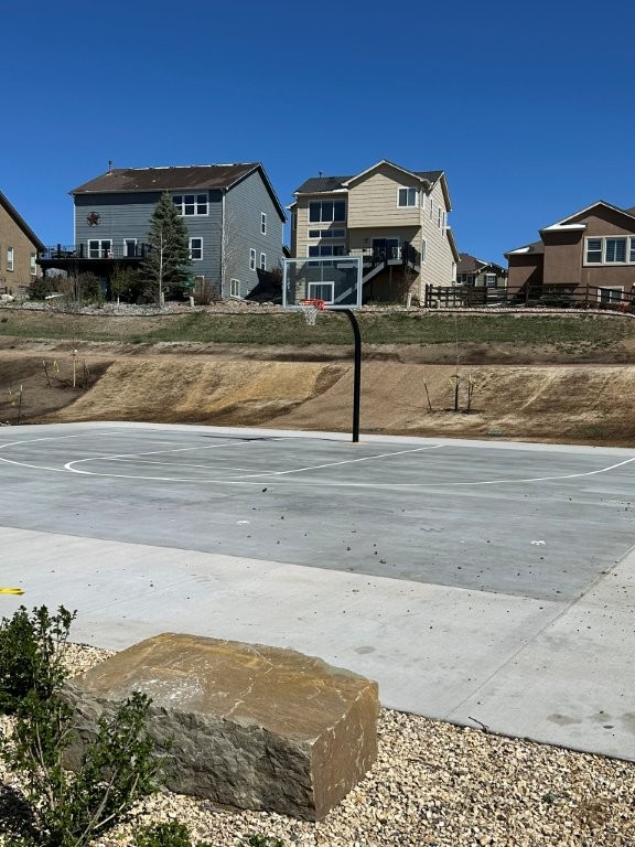 basketball court at Grey Hawk Park in Colorado Springs