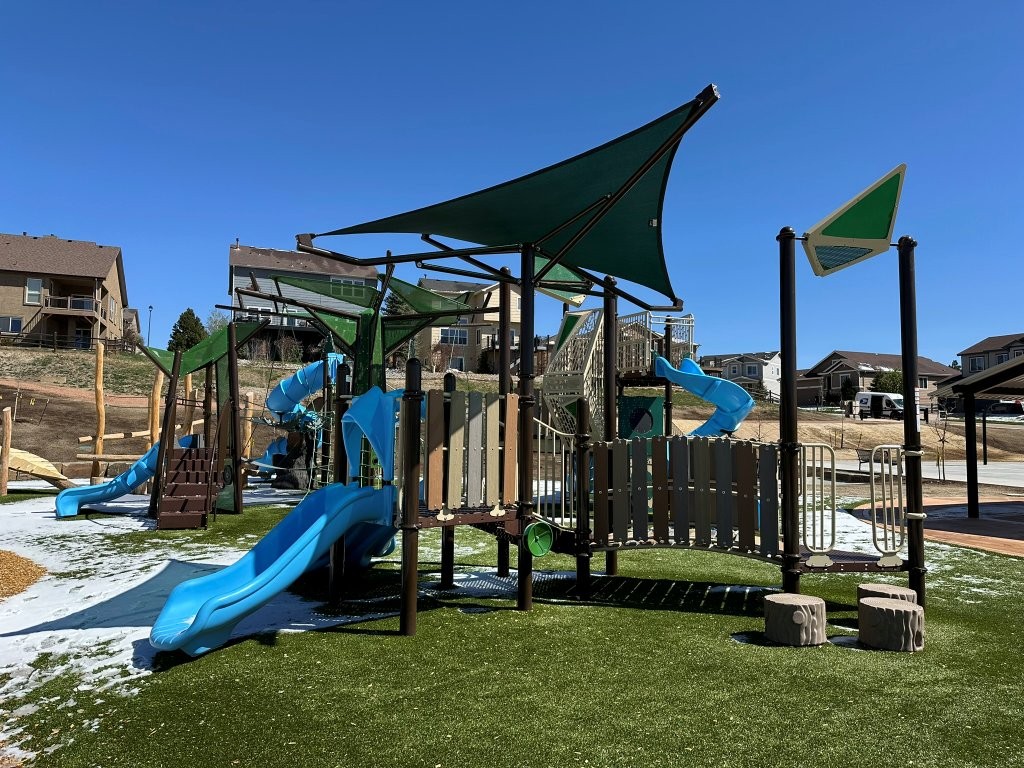 Grey Hawk Park in Colorado Springs toddler play structure